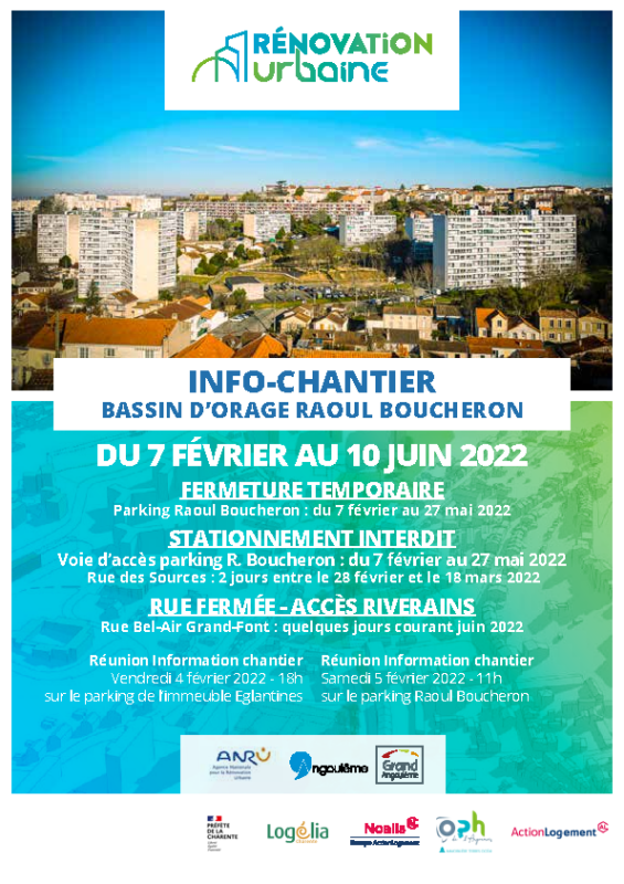 Flyer infos chantier Bassin orage