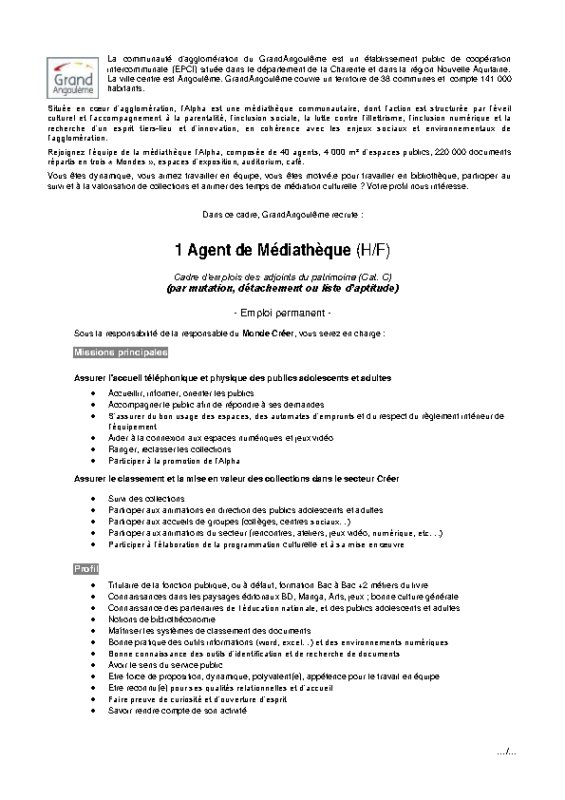27-Alpha_Agent de mèdiathèque