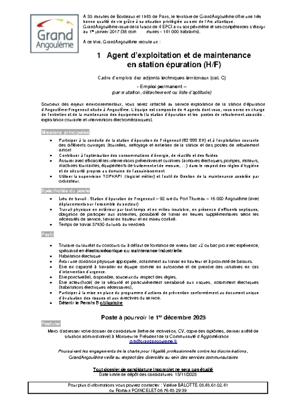 49- Appel à  candidature